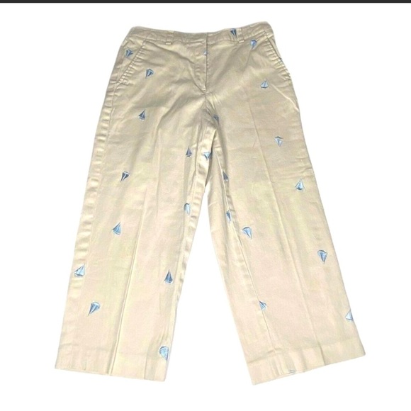 Briggs New York Pants - SZ 12 Briggs New York Khaki Sailboat Capris